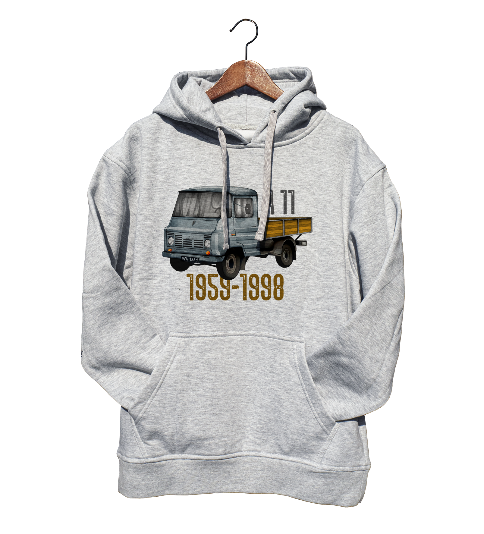 Żuk A11 — bluza (Rozmiar: XXL; Kolor bluzy: szary; Rodzaj nadruku: Żuk A11B)