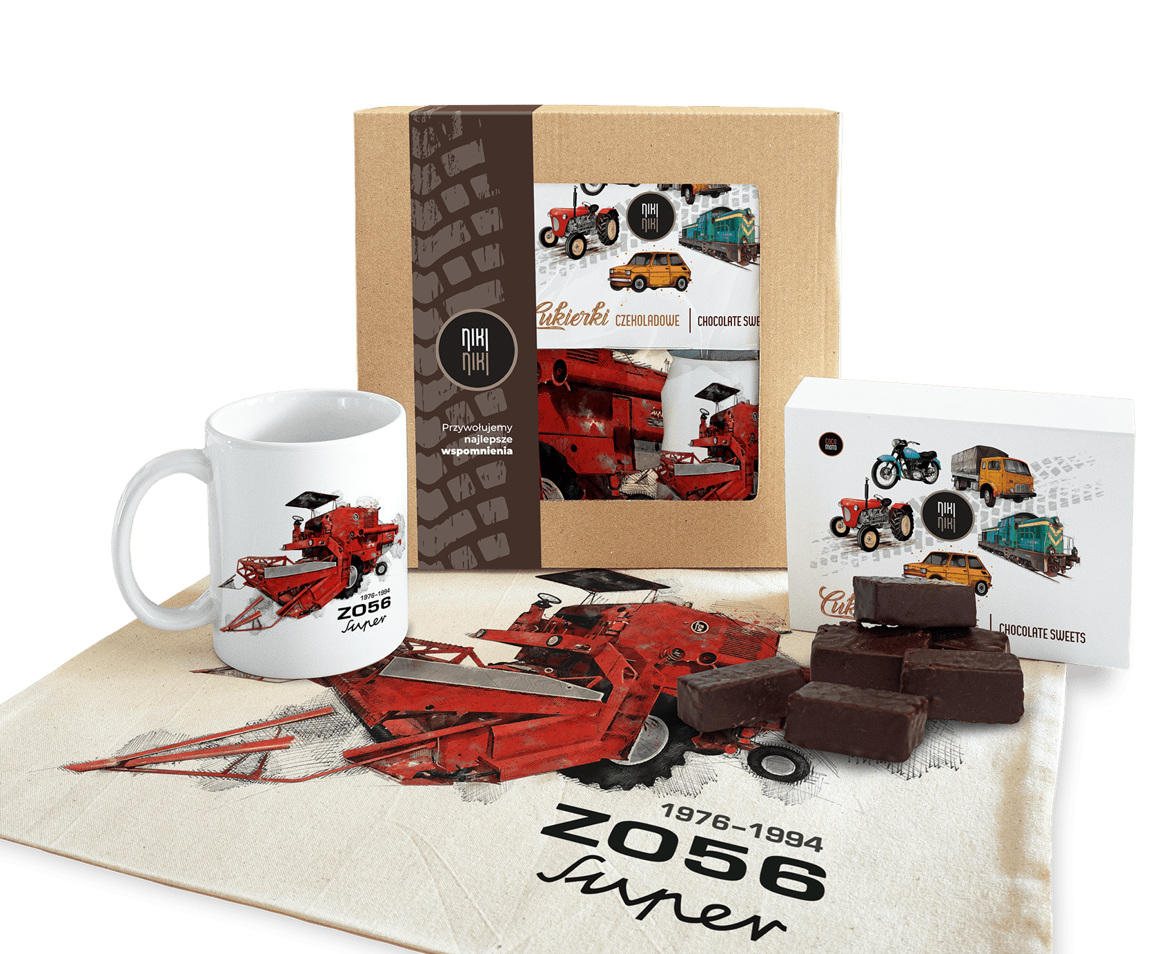 Bizon Super — paczka (Zawartość paczki: koszulka - torba - kubek - słodycze; Rozmiar koszulki / bluzy: 9 - 11 lat; Kolor koszulki / bluzy: biały; Rodz