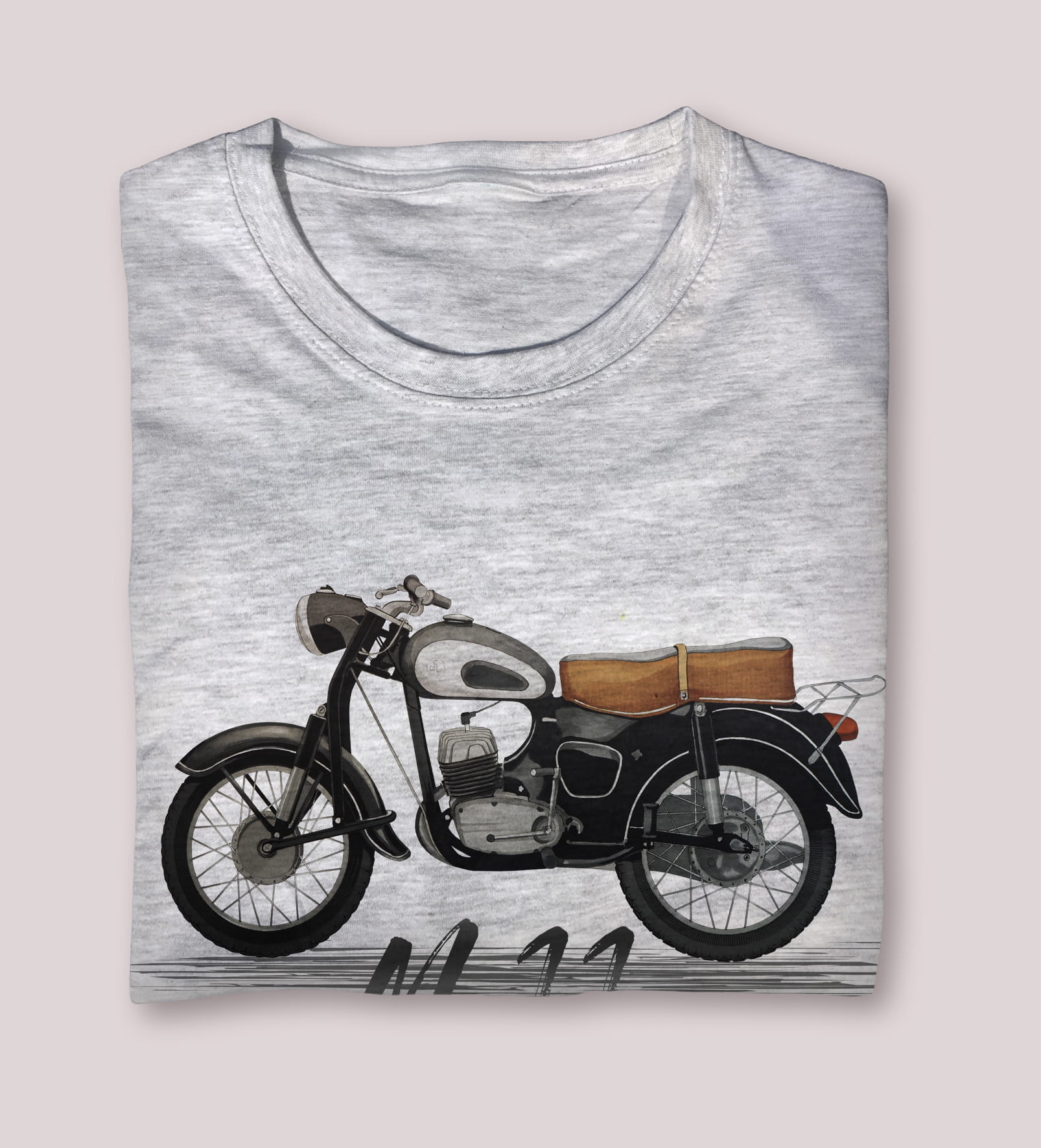 SHL M11 — koszulka (Kolor koszulki: jasnoszary melanż; Rozmiar: 9 - 11 lat; Rodzaj nadruku: SHL)