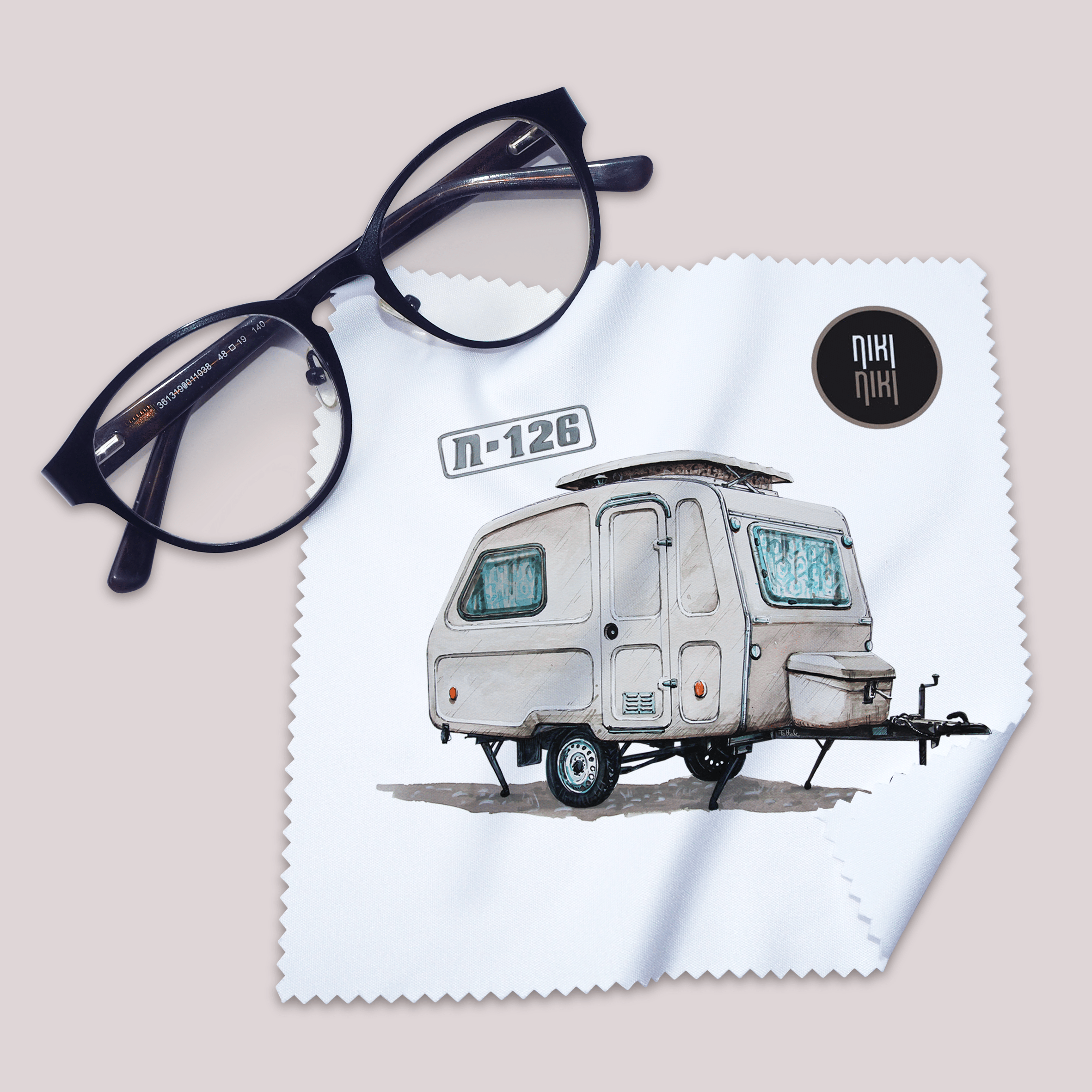 Niewiadów N-126 — ściereczka (Kolor nadruku: biały; Rodzaj nadruku: Niewiadów N-126)