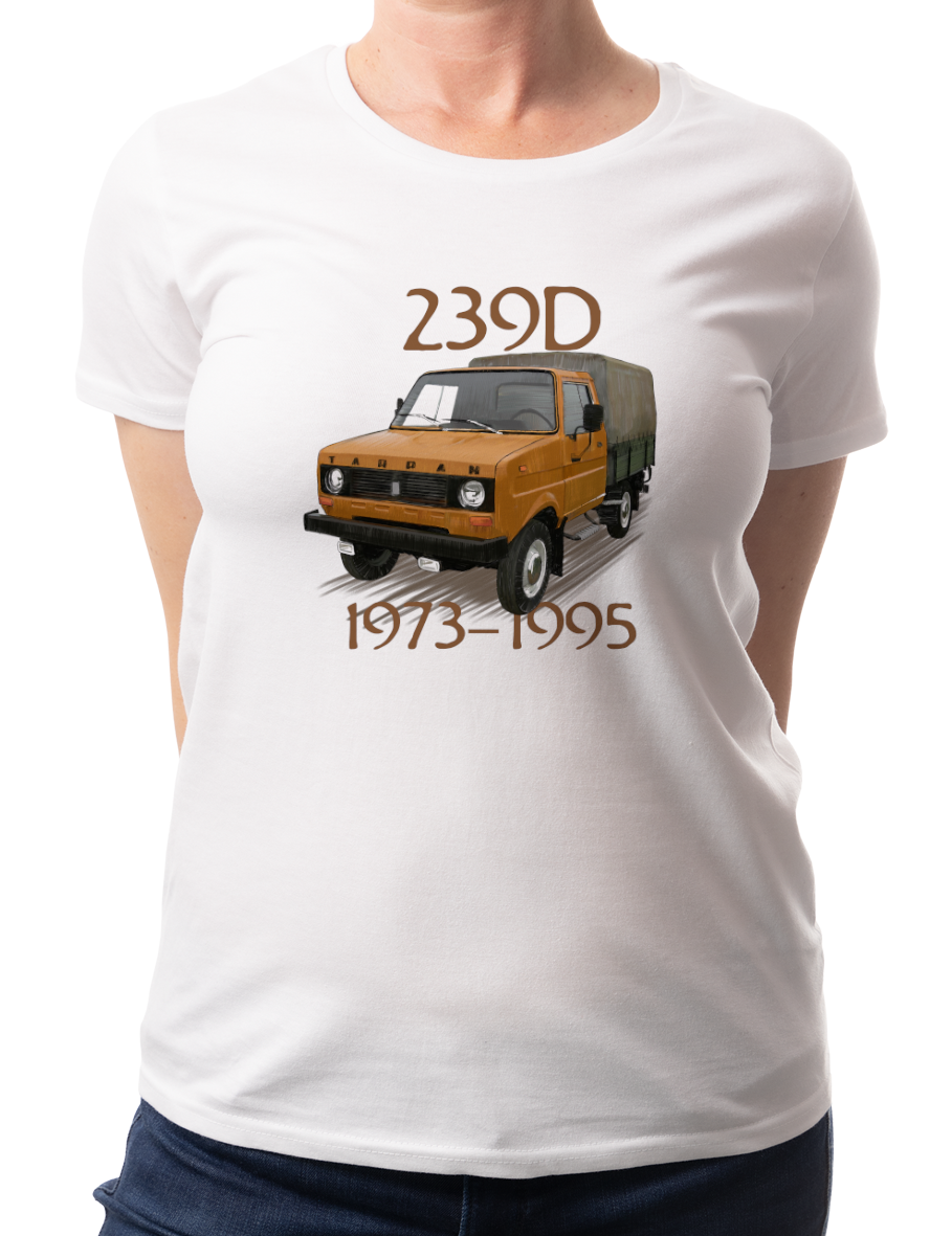 Tarpan — koszulka (Kolor koszulki: biały; Rozmiar: 3XL (damska); Rodzaj nadruku: Tarpan)