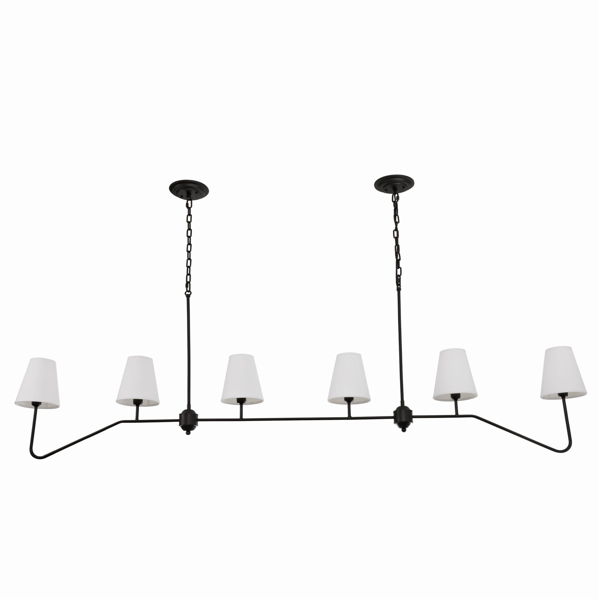 Lampa Sufitowa, Wisząca Agello XL, Czarna 100x180cm