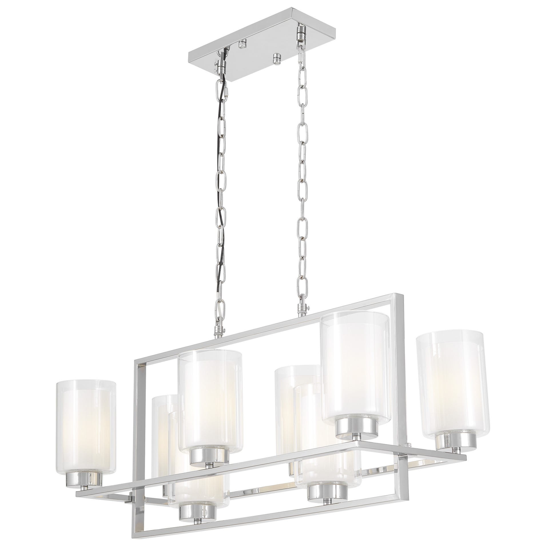 Lampa Sufitowa Hollywood Long Srebrna Chrom