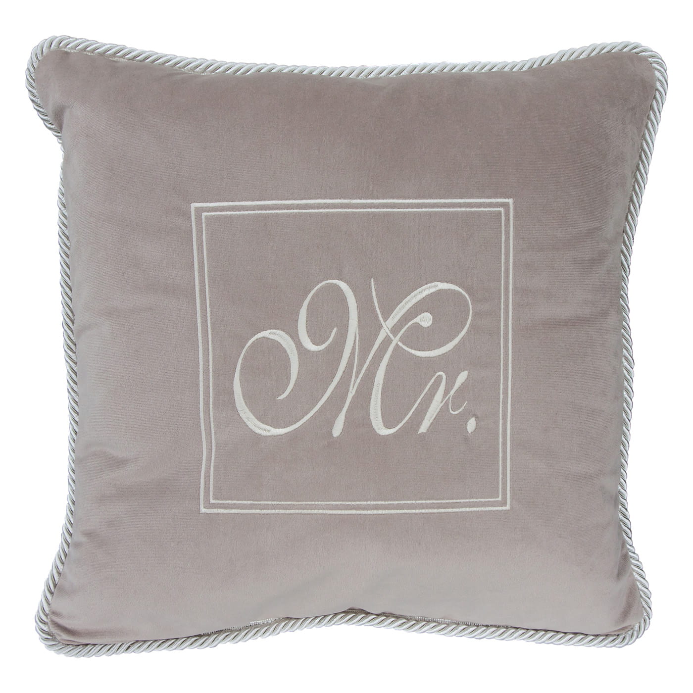 Poduszka Haftowana Dekoracyjna dla Niego - Różne Kolory Tkanin