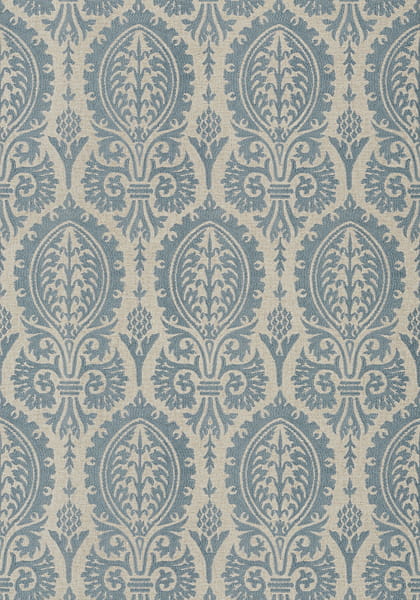 Tapeta Thibaut SIR THOMAS Błękit, Biel