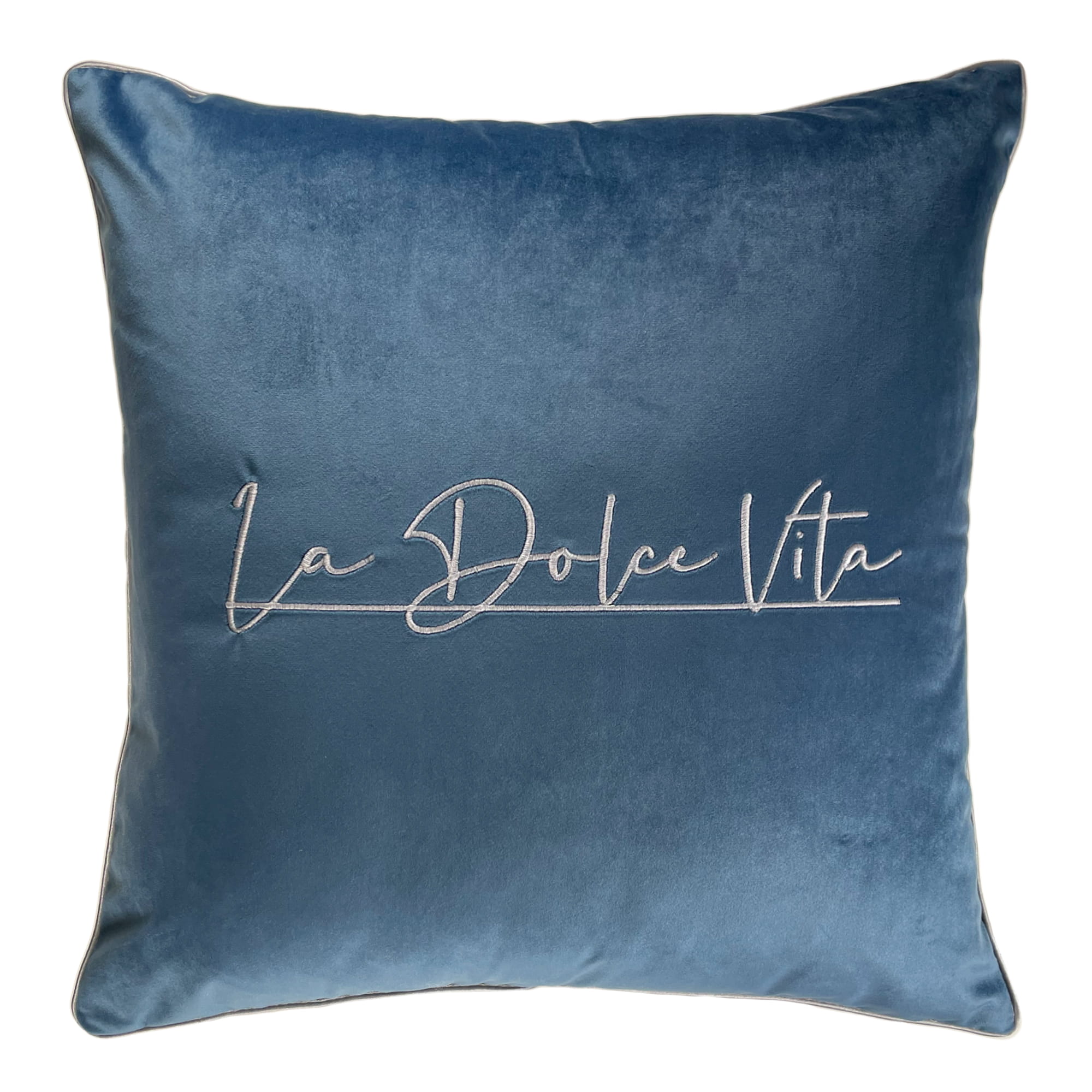 Poduszka Haftowana Dekoracyjna La Dolce Vita - Różne Kolory Tkanin