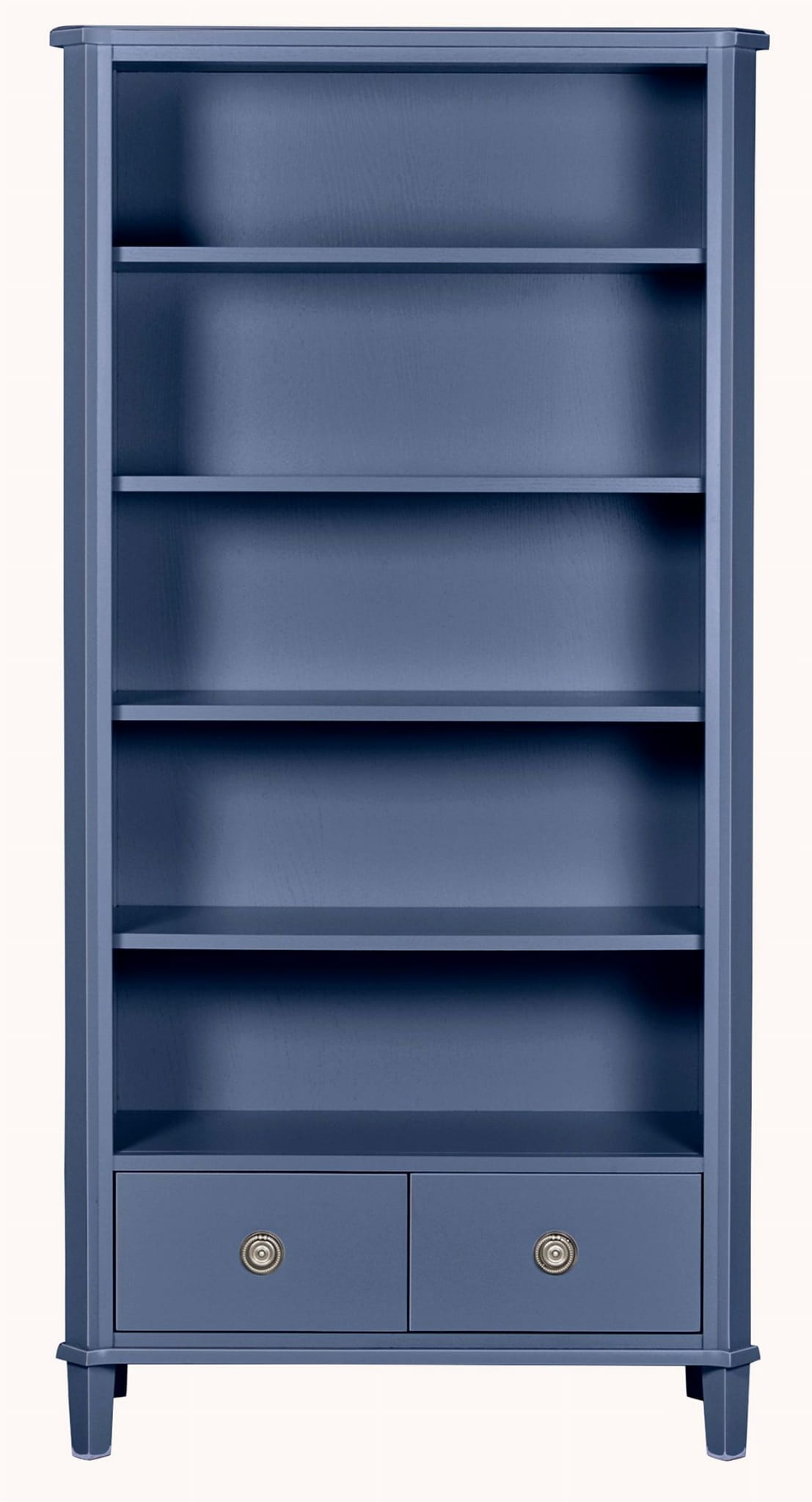 Henshaw Laura Ashley Regał na Książki Niebiesko-Szary 90x40x179,5cm