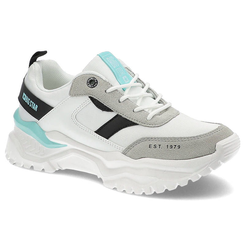 Białe Sneakersy Big Star Modne Buty Damskie