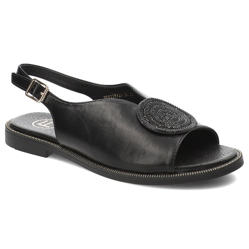 Czarne Sandały Filippo Modne Obuwie Damskie Na Lato