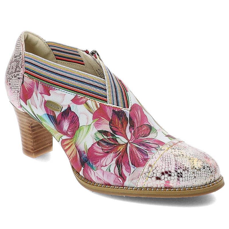 Różowe Półbuty Laura Vita Stylowe Obuwie Damskie