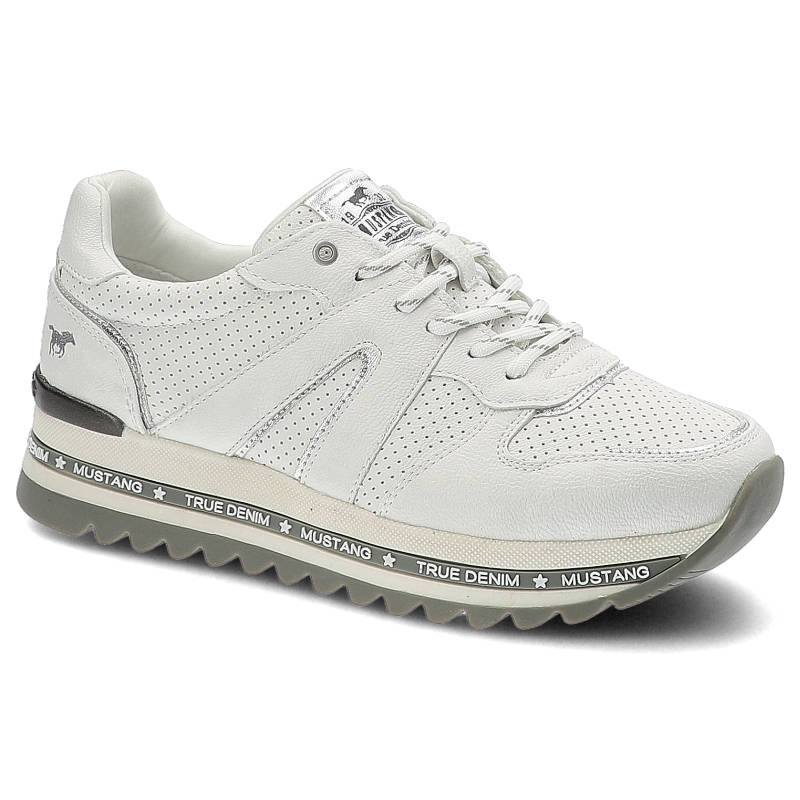 Białe Sneakersy Mustang Modne Buty Damskie