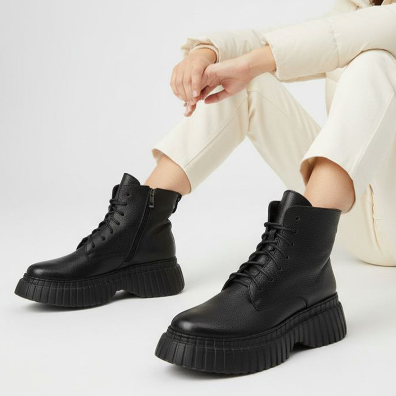 Czarne Botki Armodo Modne Obuwie Damskie