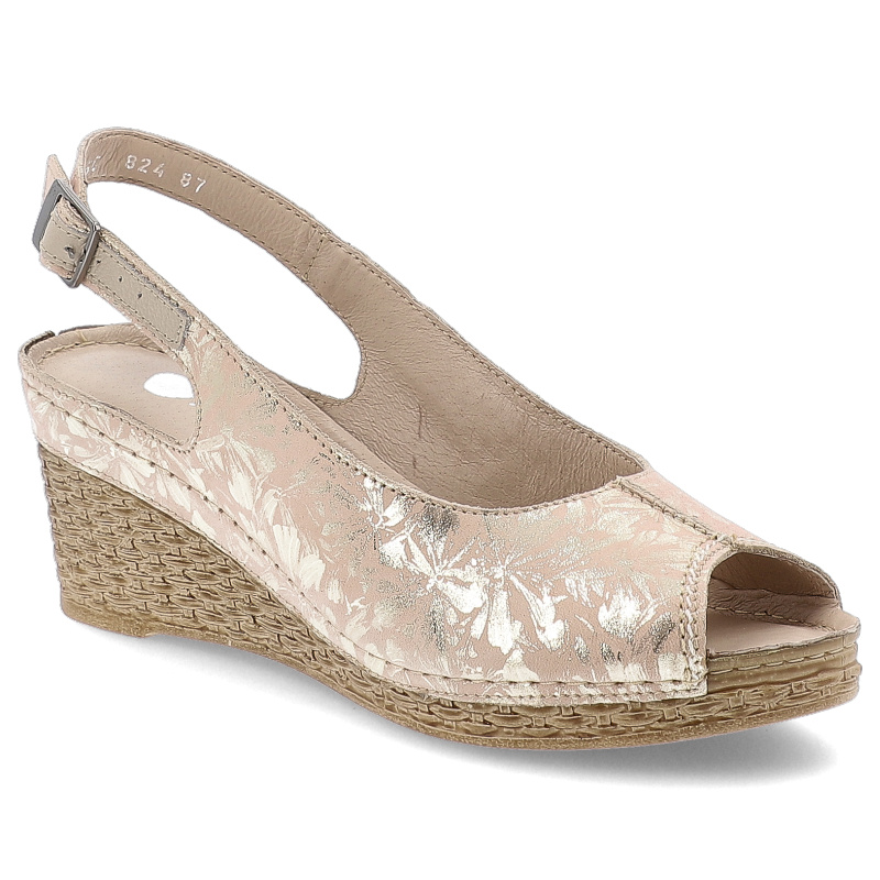 Beżowe Sandały Armodo Eleganckie Obuwie Damskie