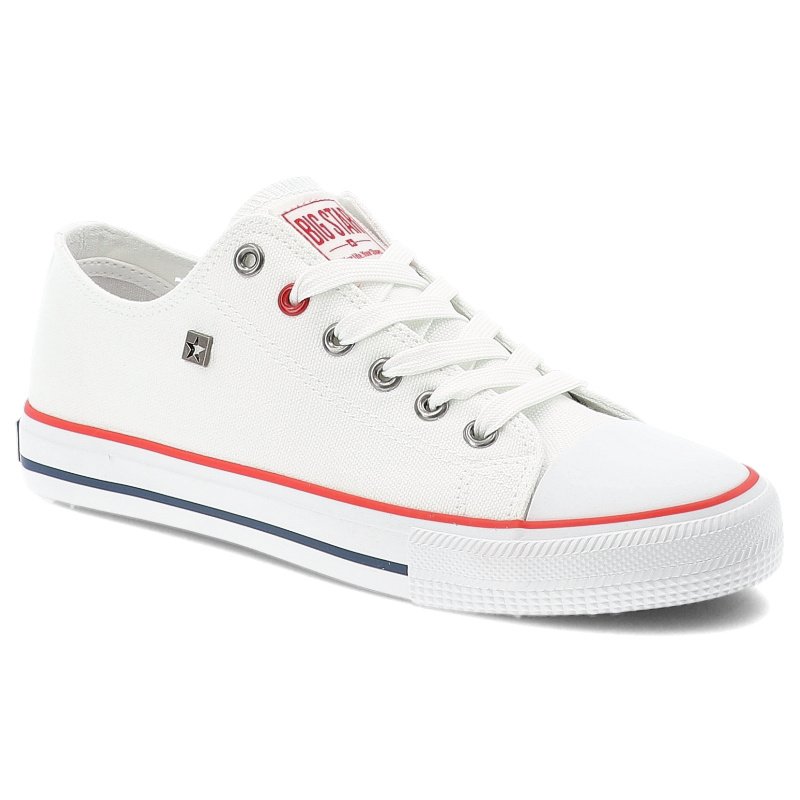 Białe Trampki Big Star Sportowe Obuwie Damskie