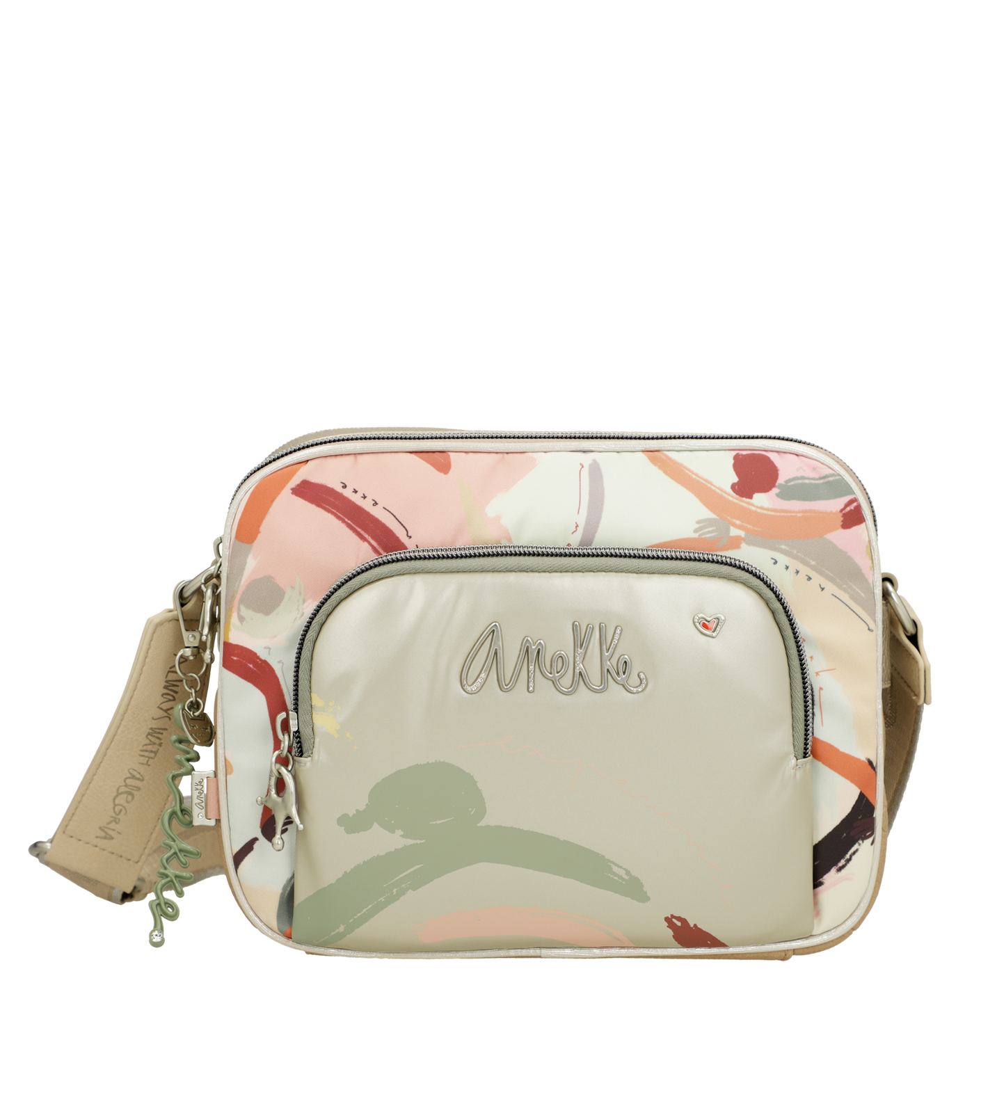 Srebrna Stylowa Damska Listonoszka Anekke Z Serii Alma