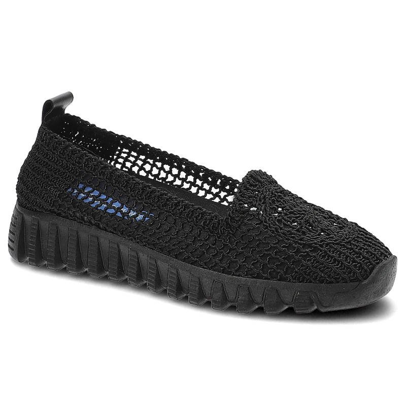 Półbuty damskie New Performance, z ażurowego materiału tekstylnego z wsuwaną konstrukcją elastycznym wykończeniem cholewki i masywną profilowaną pode