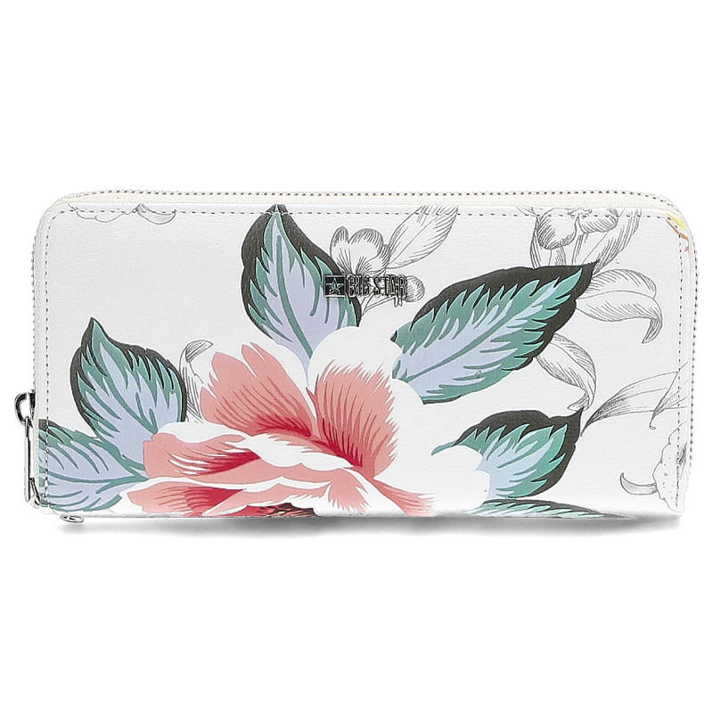 Biały Elegancki Portfel Damski Big Star