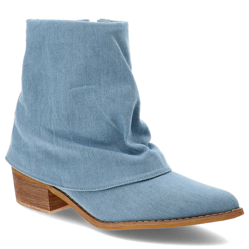 Botki DIAMANTIQUE - 23515-L10 Niebieski