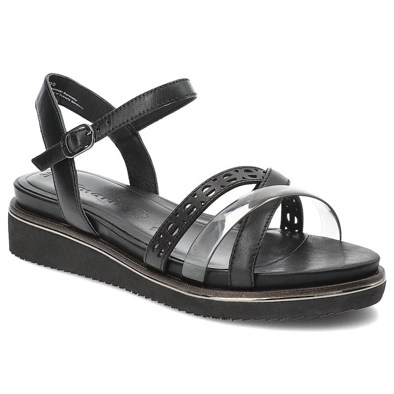 Czarne Sandały Tamaris Modne Obuwie Damskie