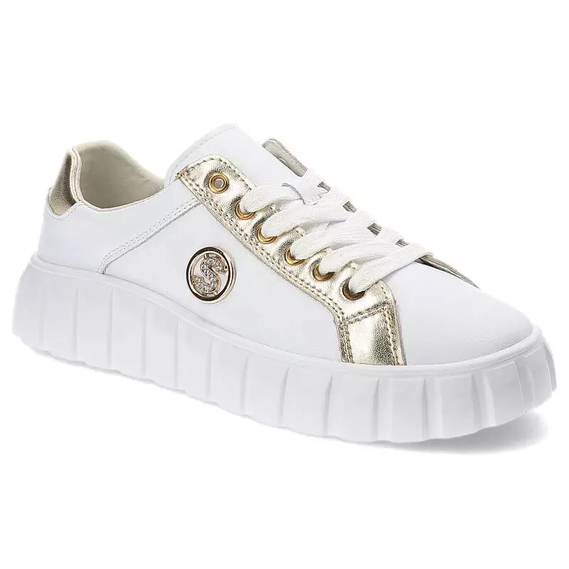 Białe Sneakersy Santorio Damskie Stylowe Obuwie