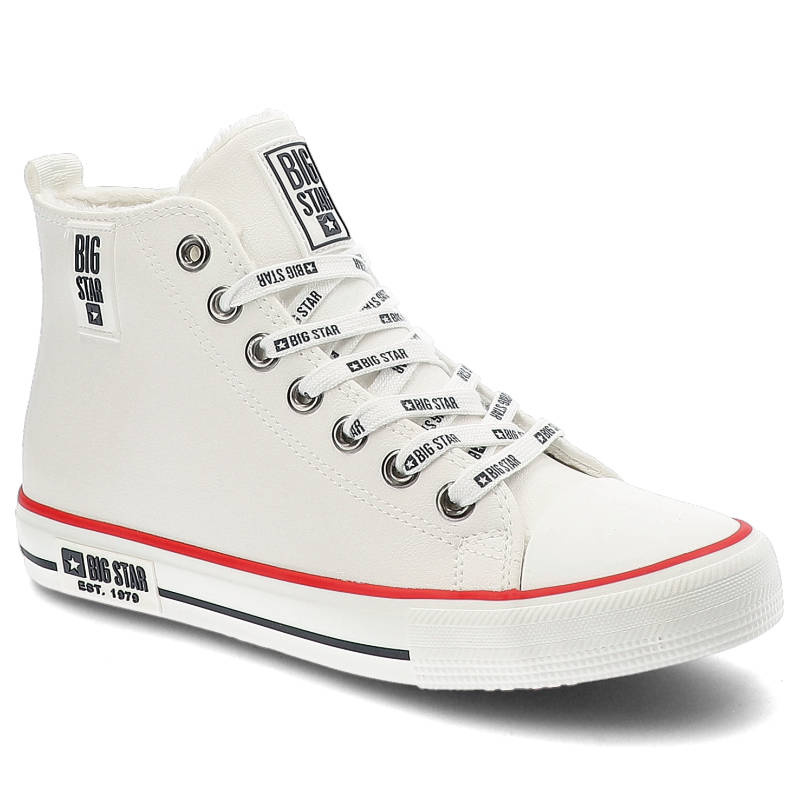 Trampki damskie Big Star, elastyczna skarpetowa cholewka wsuwana konstrukcja masywna platformowa podeszwa, KK274597,