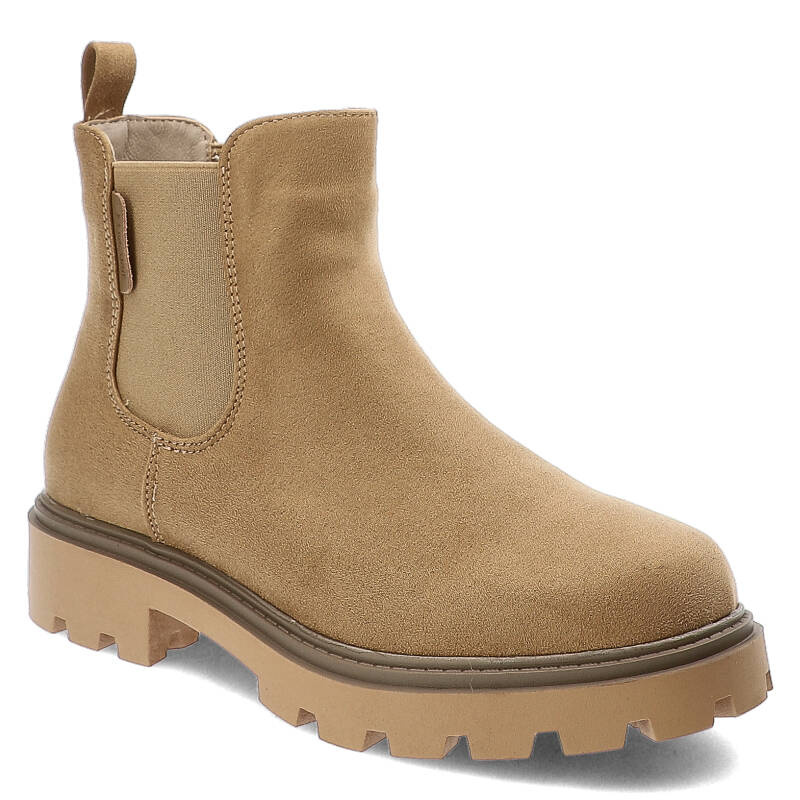 Beżowe Sztyblety Big Star Ocieplane Obuwie Damskie