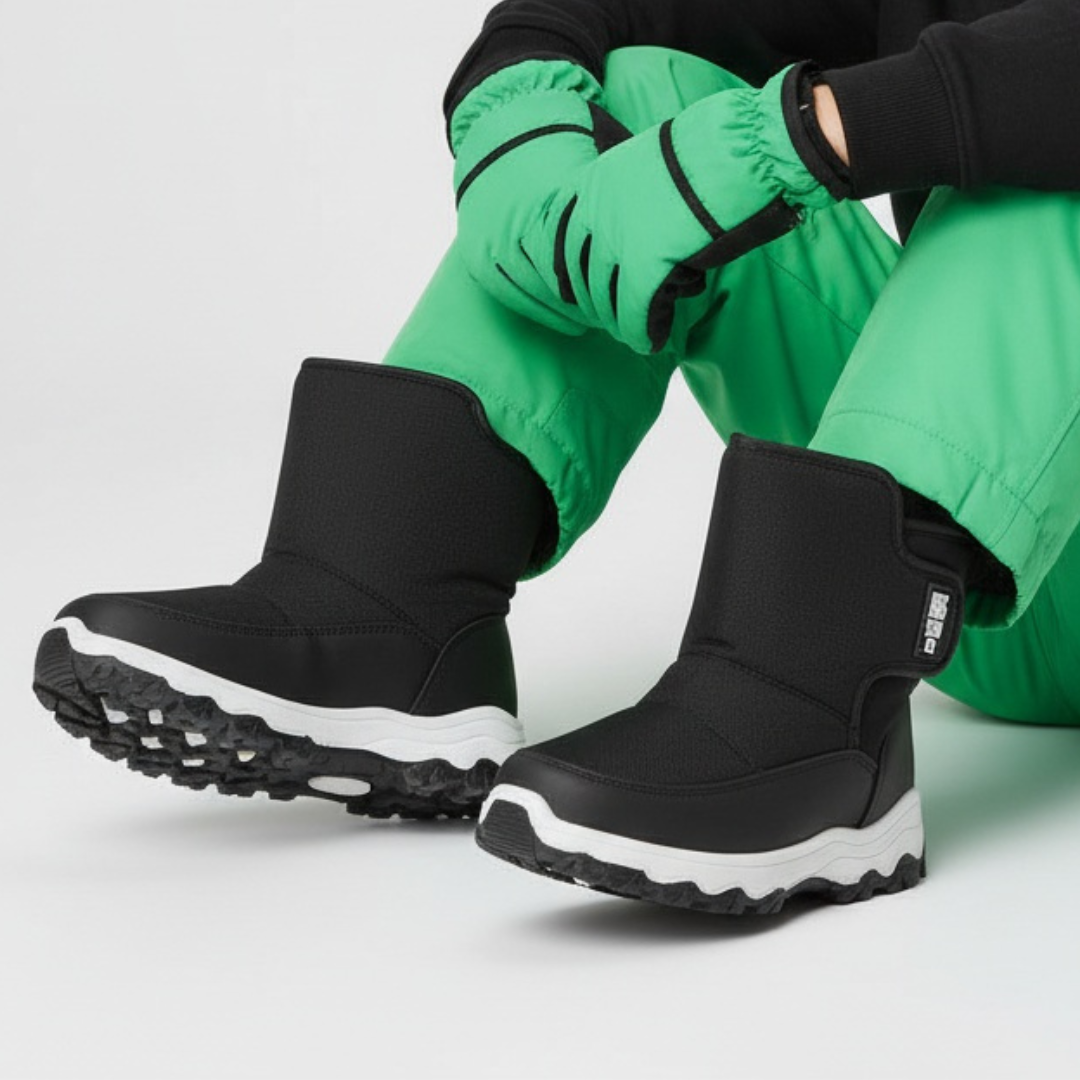 Czarne Śniegowce Big Star Ocieplane Buty Dziecięce