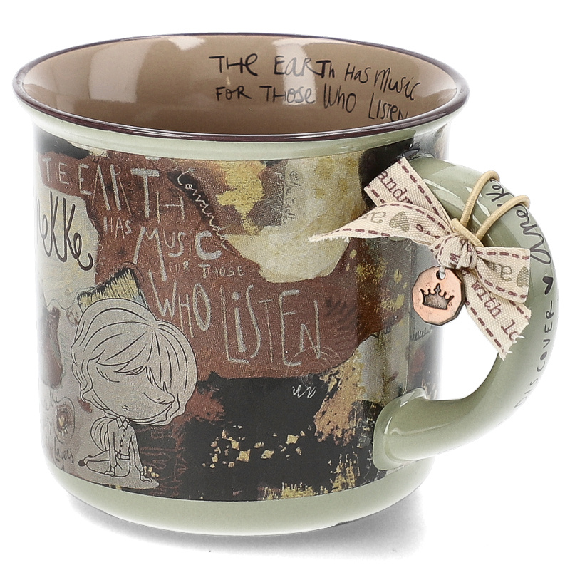 Zielony Porcelanowy Kubek Anekke Edycja Limitowana