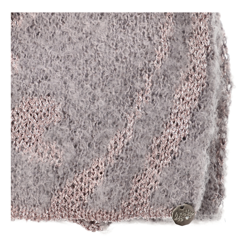 Szary Mięciutki Szal Damski Anekke