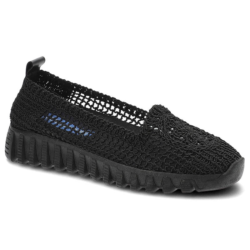 Półbuty damskie New Performance, z ażurowego materiału tekstylnego z wsuwaną konstrukcją elastycznym wykończeniem cholewki i masywną profilowaną pode