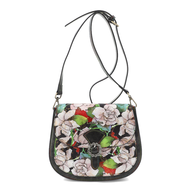 Kolorowa Elegancka Damska Torebka W Kwiaty Laura Vita