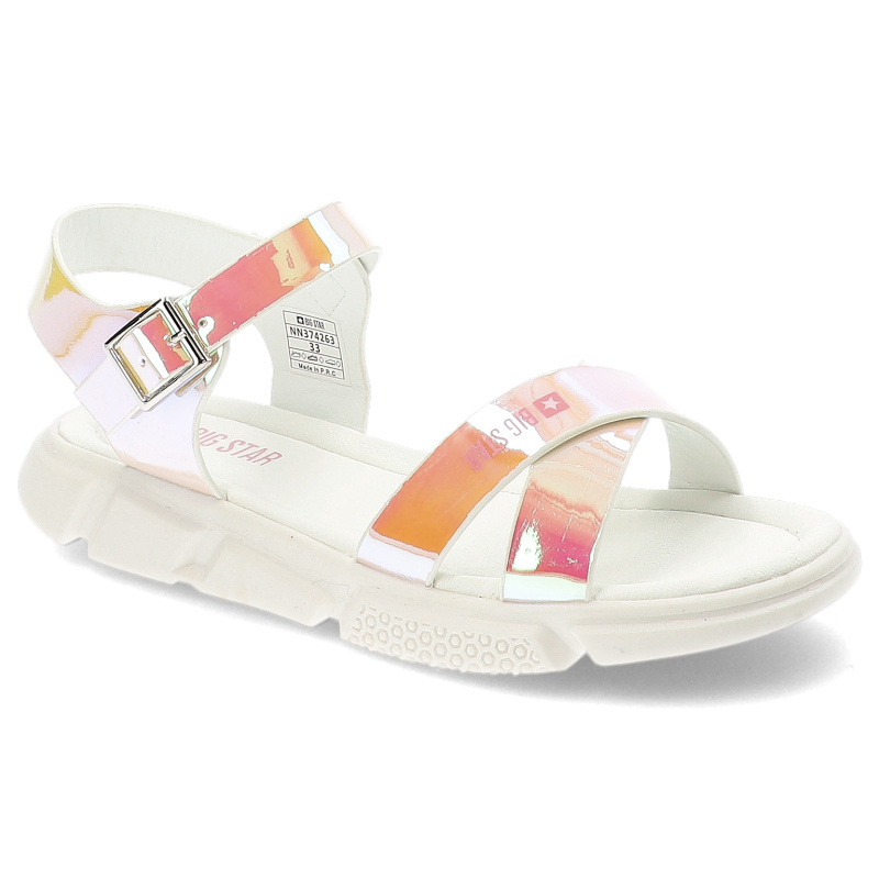 Kolorowe Sandały Big Star Dziewczęce Buty Na Lato