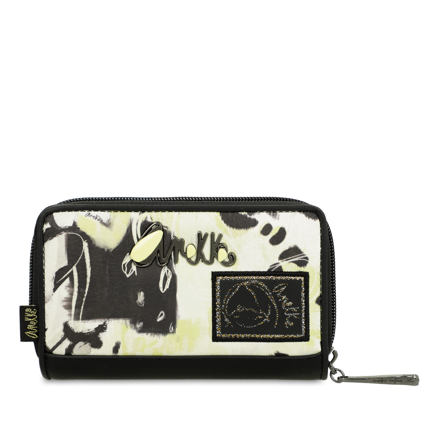 Żółty Stylowy Damski Portfel Anekke Edycja Limitowana