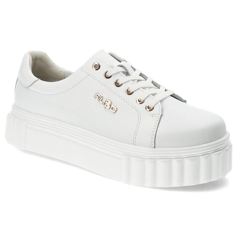 Białe Sneakersy Filippo Wygodne Obuwie Damskie