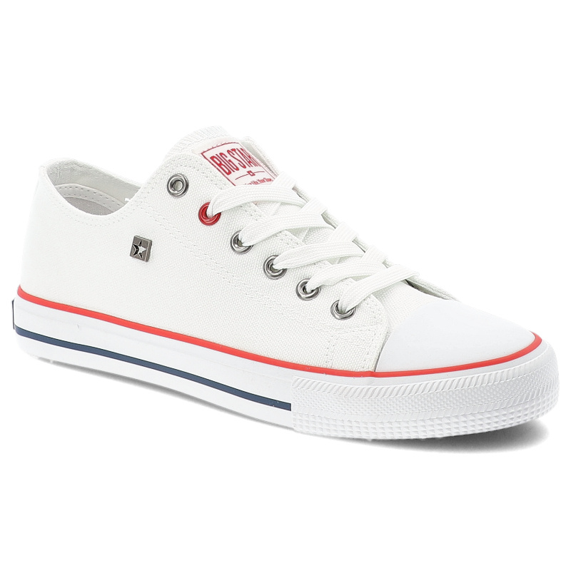 Białe Trampki Big Star Sportowe Obuwie Damskie