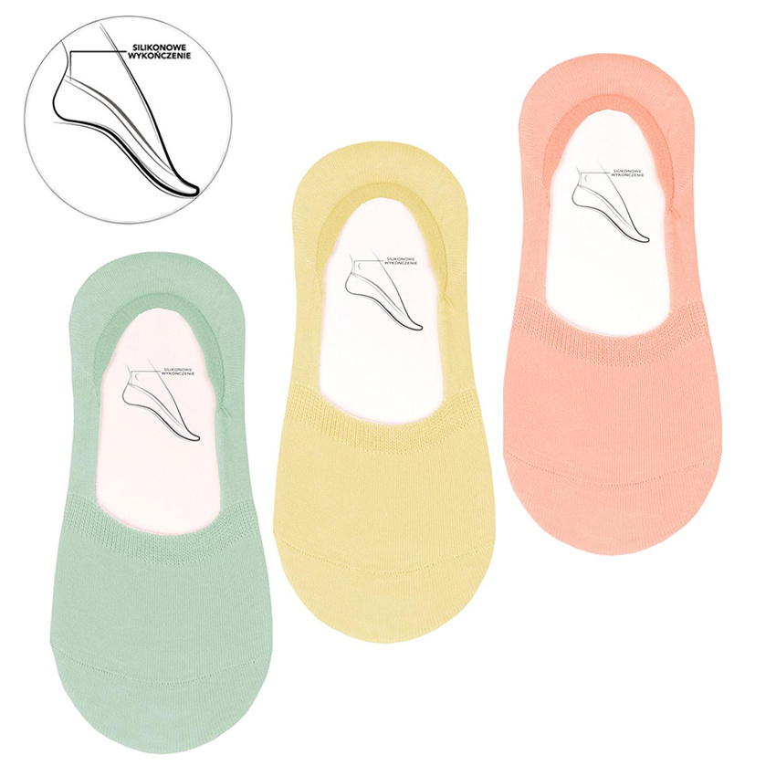 Stopki Damskie Moraj Mix Kolor 3 Pary