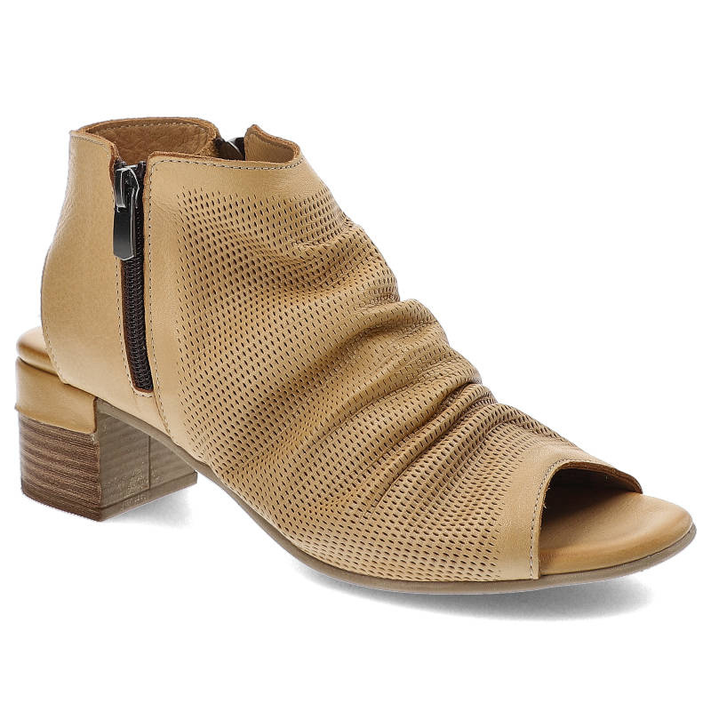 Beżowe Sandały Venezia Stylowe Buty Damskie