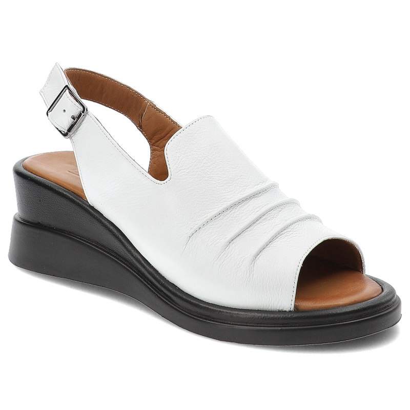 Białe Sandały Artiker Modne Obuwie Damskie