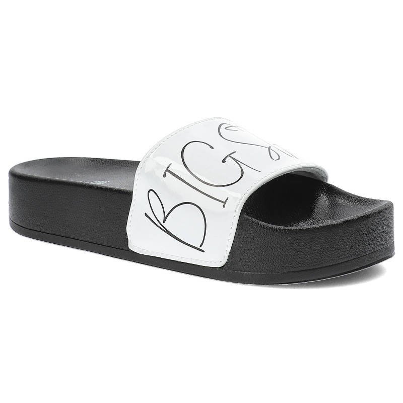 Białe Klapki Big Star Modne Buty Na Lato