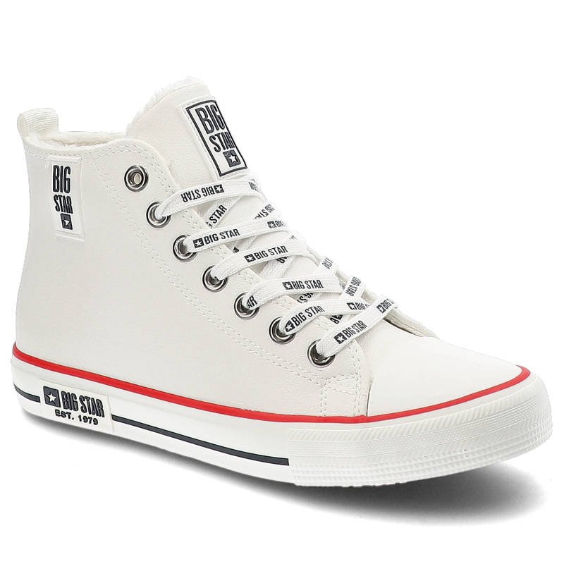 Trampki damskie Big Star, elastyczna skarpetowa cholewka wsuwana konstrukcja masywna platformowa podeszwa, KK274597,