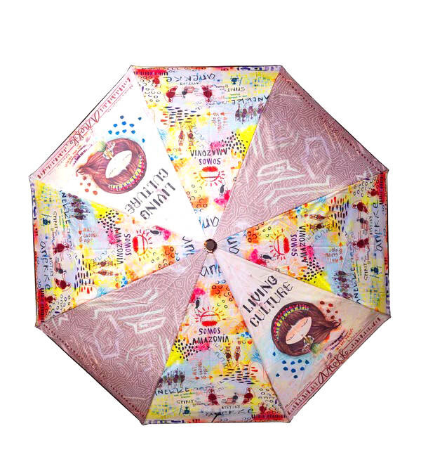 Brązowy Elegancki Parasol Damski Anekke