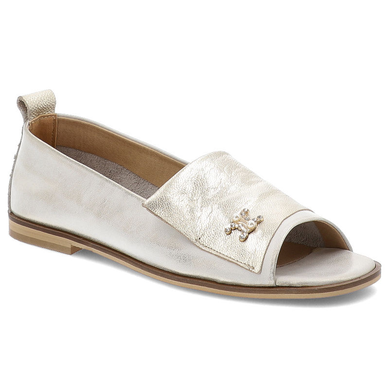 Złote Sandały Armodo Eleganckie Obuwie Damskie