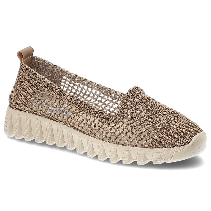 Półbuty damskie New Performance, z ażurowego materiału tekstylnego z wsuwaną konstrukcją elastycznym wykończeniem cholewki i masywną profilowaną pode