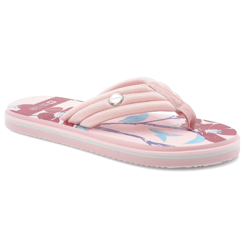 Różowe Japonki Big Star Damskie Obuwie Piankowe