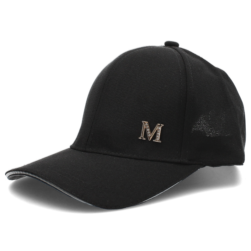 Czarna Modna Damska Czapka Z Daszkiem Versoli