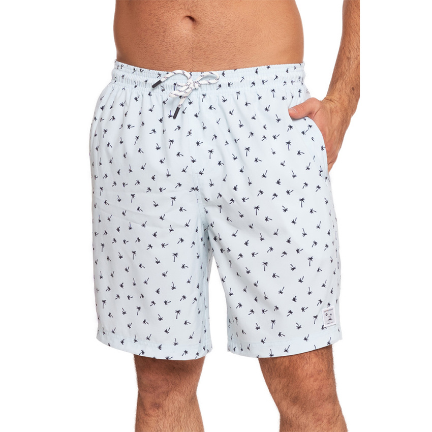 Niebieskie Męskie Szorty Kąpielowe Moraj