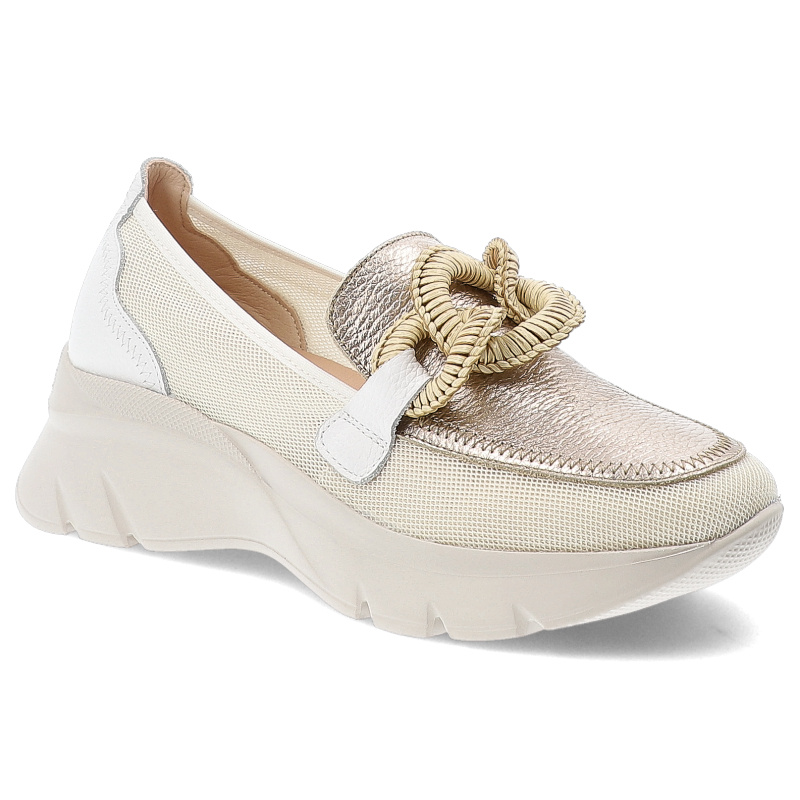 Białe Półbuty Hispanitas Stylowe Obuwie Damskie