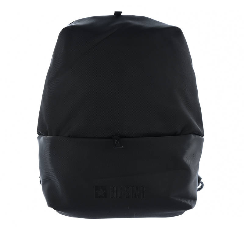 Plecak unisex Big Star, materiał tekstylny o gładkiej strukturze z pojemną komorą główną regulowanymi szelkami oraz dodatkową kieszenią zamykaną na z