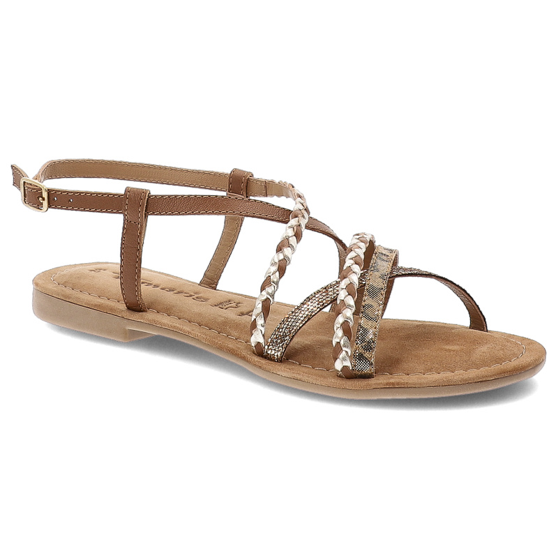 Beżowe Sandały Tamaris Modne Obuwie Damskie