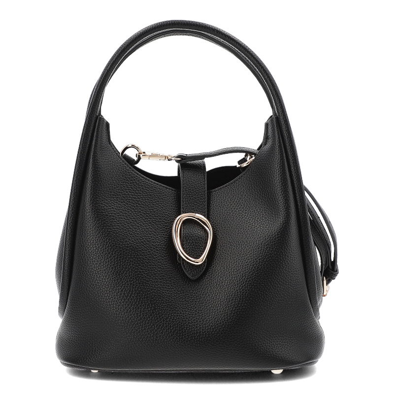 Czarna Torebka Big Star Elegancki Kuferek Damski